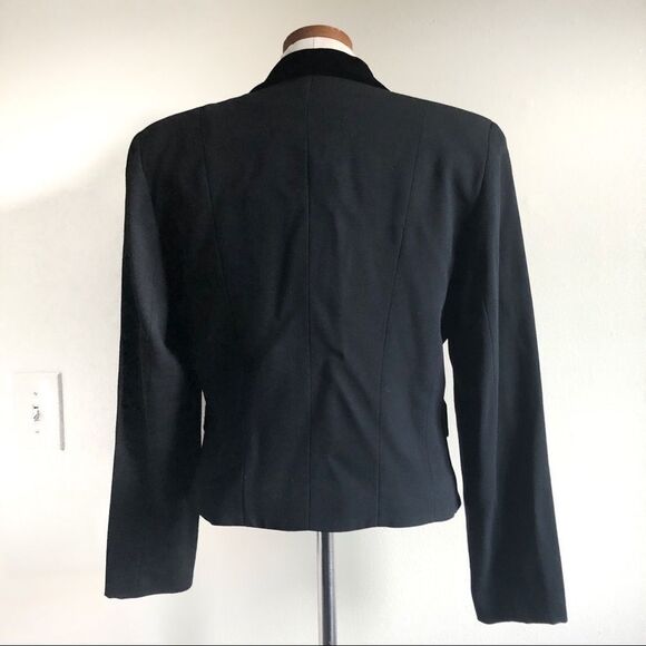 Vintage 80’s Burberry Black Blazer Pants Set 100% Wool - Picture 3 of 10